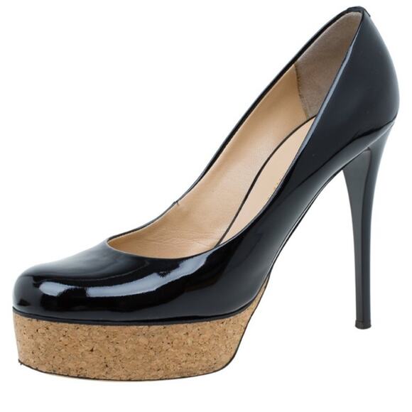 Giuseppe Zanotti Patent Leather Platform Heels 40 - Picture 1 of 12